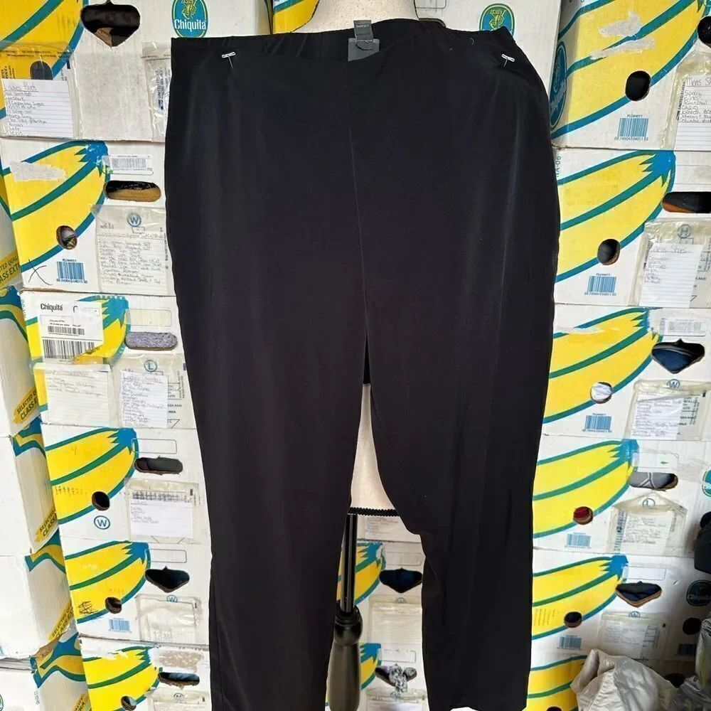 Worthington Black Dress Pants with Slim Leg Design